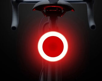 Circle  LED Bike Back Tail Light USB Rechargeable