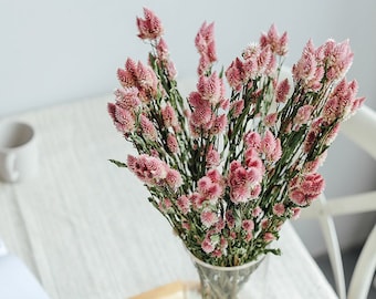 10 stems dried Celosia Flamingo Feather branches，dry pink flowers bouquet，flowers arrangement， DIY craft supply，home  decor，wedding  decor