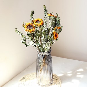 Natural Chrysanthemum Flower Heads Dried Sunflowers Wedding Home Decor 30/50PCS