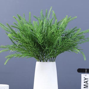 Artificial green grass bunch,fake sage stems,DIY craft supply,faux grass for vase filling,flower arrangements,home/wedding bouquet decor