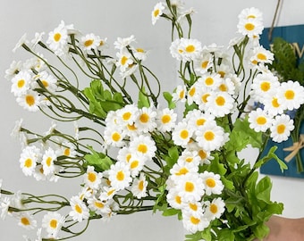 Künstlicher Daisy Flower Zweig, DIY Blumenversorgung, Hochzeit Home Decor