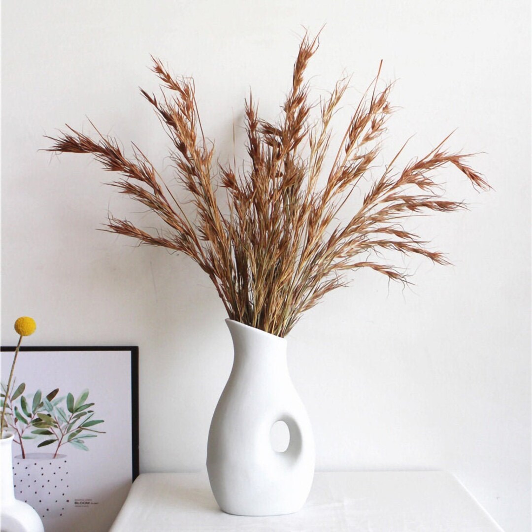 10 Pcs Dried Grass Bunch,22 '”natural Grass Bouquet,dried Flowers and ...