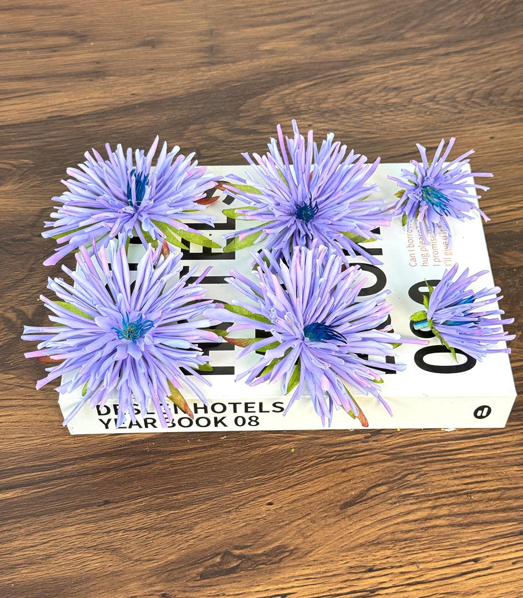 Fake Hand Craft Fake Chrysanthemum Head,faux Realistic Dahlia,diy Craft Supply ...