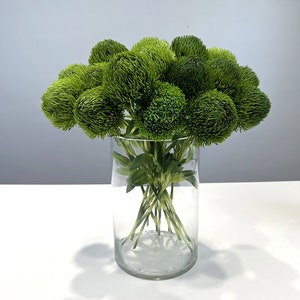 artificial green bamboo ball，high quality flower balls，artificial plant ，flower arrangement，flower for vase filling，home floral decor