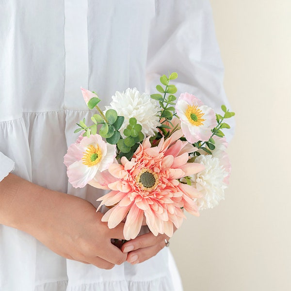 5 styles artificial small flowers bouquet， artificial bouquet for gift ，flower arrangement，souvenirs gifts ，home  decoration,wedding decor