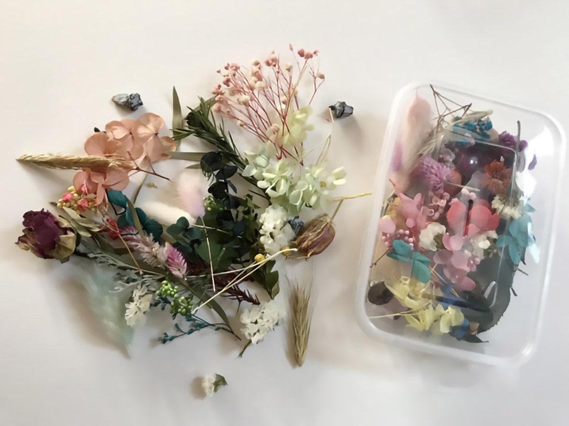 1/2/5/10 Random Dried Flower Box Dried Flower Material Dry Etsy