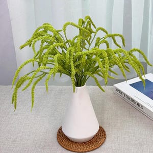 Artificial short Amaranthus bunch, Fake Hanging Amaranthus Decor, Flower Arrangement, Vase Filler, Home/Wedding Arch Decor, DIY Craft Supply