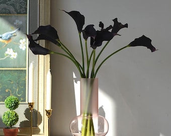 20&#39;&#39; Artificial Calla Lilies Bouquet, Real Touch Calla Lilies, Fake Flowers, DIY Flower Arrangements, Flowers for Vase, Home/Wedding Decor