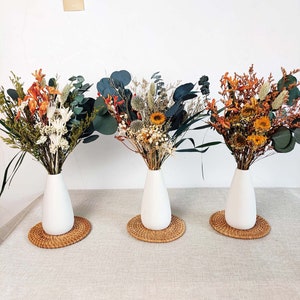 small  eucalyptus bouquet for  vase，dried flower bouquet small，dry flower in vase home decor，wedding centerpiece decor，gift for her