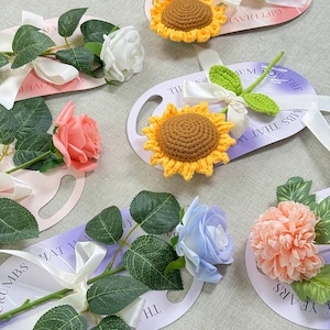 花のウェディングテーブルカード、造花カード、結婚式/宴会の席札、彼女への誕生日/プレゼント、ウェディングテーブル装飾、母の日のプレゼント