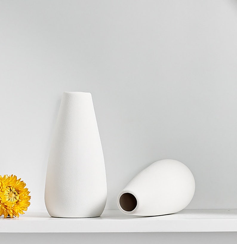 small ceramic vasenordic vase for flower decorative vase bottlehome decorationmini vase decorboho decor image 2