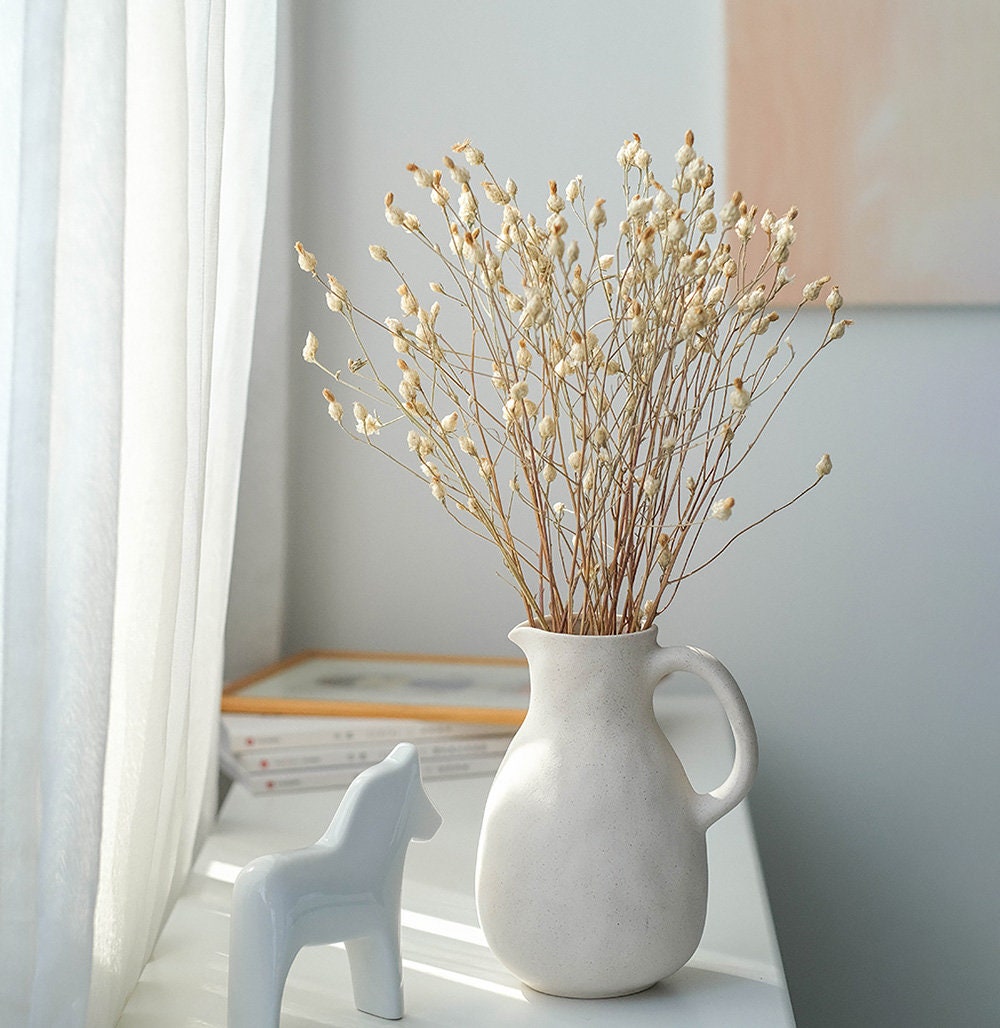 natural argentina flower bunch，dried flower branches，flower arrangement，flower for vase，home boho decor，wedding plant decor