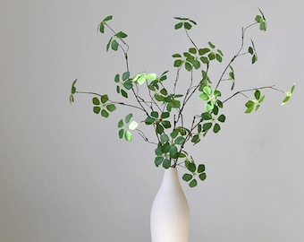 33"" Faux Pieris Japonica Zweige, knstliche Grnpflanze, knstliche Zweige  fr Vase / Wand / Bogen, Zen Home Floral Decor." - Etsy.de