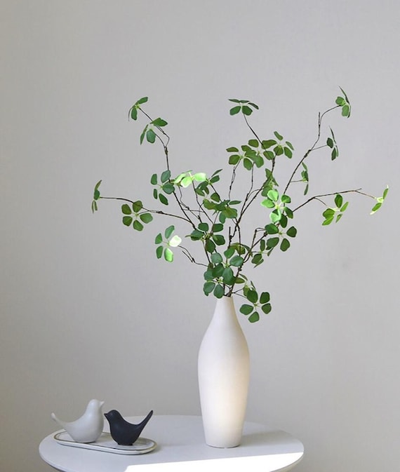33"" Faux Pieris Japonica Zweige, knstliche Grnpflanze, knstliche Zweige  fr Vase / Wand / Bogen, Zen Home Floral Decor." - Etsy.de