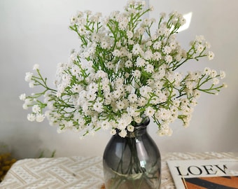 artificial Gypsophila flowers，fake baby breath bunch，Vase filling, wedding decoration, table decoration，Home Decoration，flower arranging