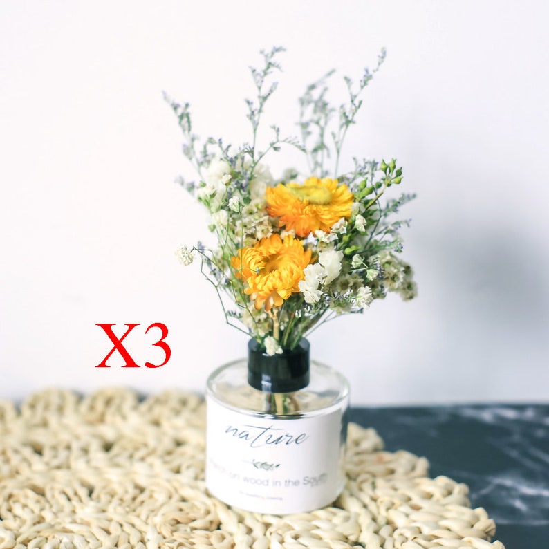 14 Style Small Bouquet With Vasedried Flowers Bouquetdry - Etsy