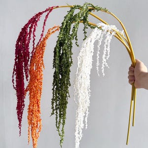 47‘’Fake hanging Amaranthus,artificial Amaranthus stem,hanging wall decor,home decor,DIY floral supply,wedding arch decor,flower arrangement