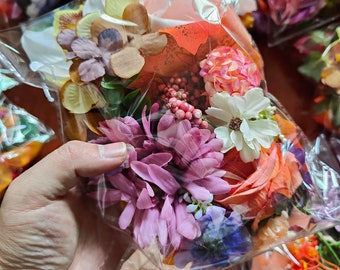 Mixed  flower bag for hanging flower curtain。20 pcs random artificial flower，DIY craft supply，home decor，wedding arch decor， ins photo props