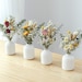 6 style dried bouquet with Ceramic vase,dried flowers bouquet, dry flowers arrangement,desktop ornament,home decoration,wedding decoration