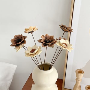 artificials wood flowers branches，2 pcs，dried flowers branches，flowers arrangement，flowers for vase，home decoration，wedding flower decor