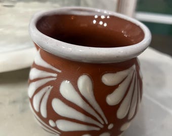 Tasse mexicaine Talavera |  Mug coloré I Mug en terre cuite I Mug traditionnel I Taza mexicana I Mug mexicain blanc I Mug Talavera blanc
