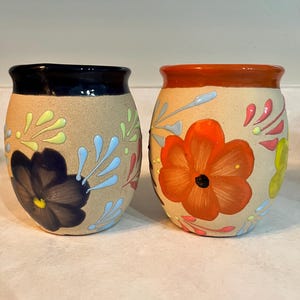 Talavera Cantarito Cup: Mexican Terracotta Mug