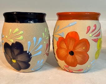 Talavera Cantarito Cup: Mexican Terracotta Mug