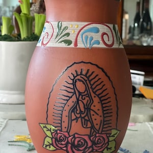 base de flores- base de flores mexicanas- virgen florero - florero Mexicano