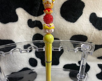 princess belle beaded refillable pen