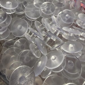 Clear diy buttons/ make your own croc charms/ clear buttons for bags, shoes