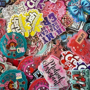Random medical glitter flatback acrylics for badge reels magnets keychains diy