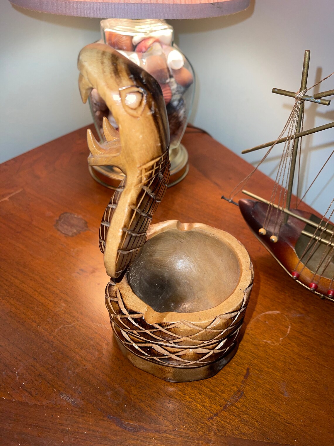 Very Cool and Unique Cobra Ashtray Vintage Cobra Ashtray Etsy