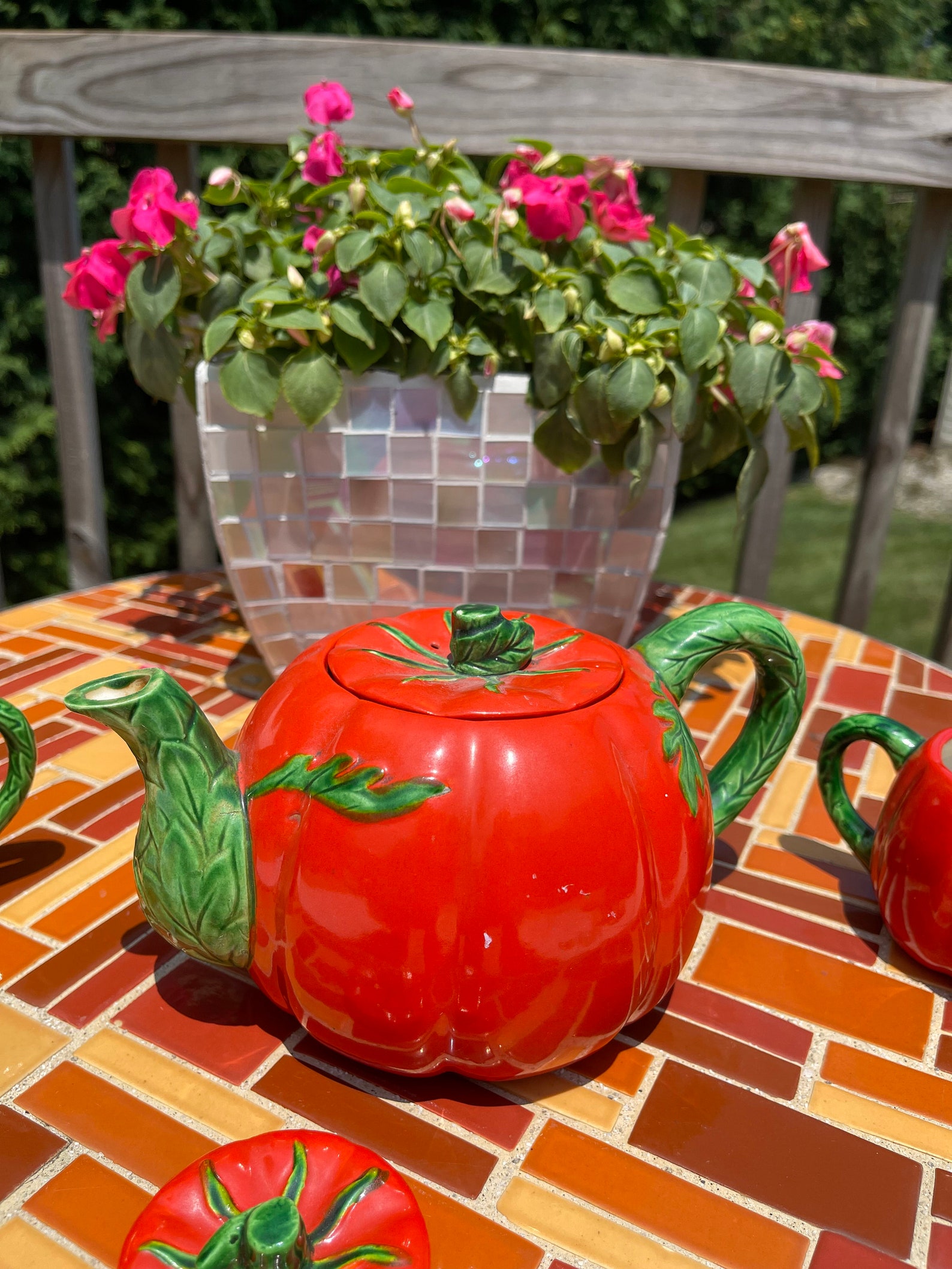 Vintage Maruhon Ware Made in Occupied Japan Tomato Teapot Etsy
