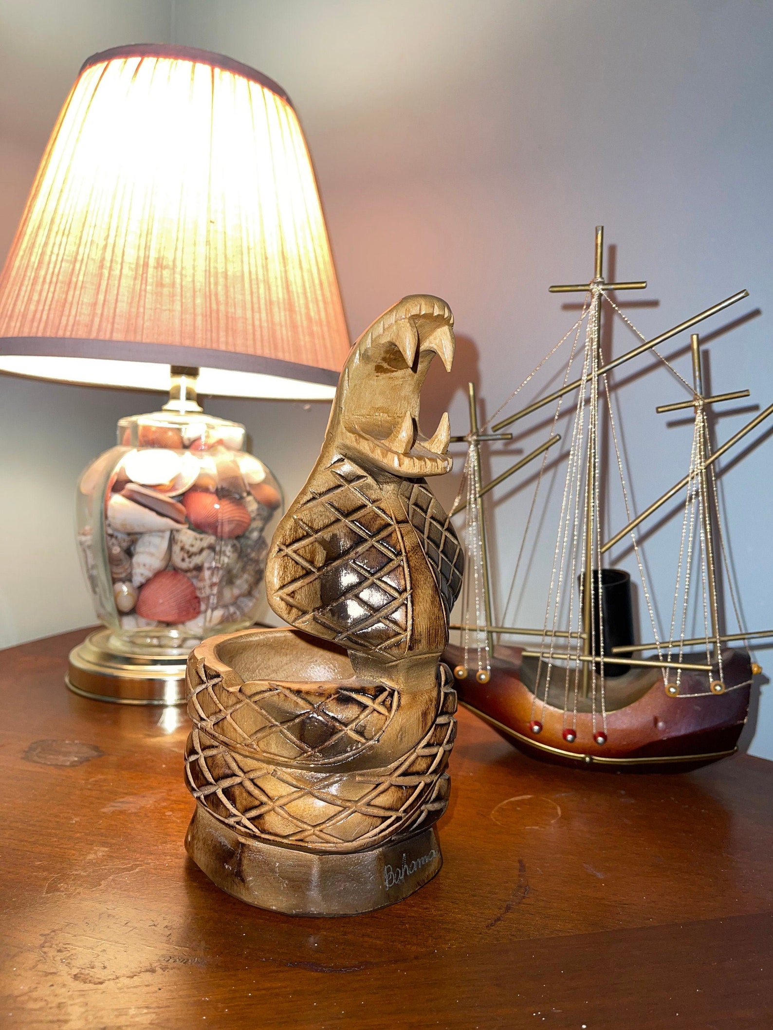 Very Cool and Unique Cobra Ashtray Vintage Cobra Ashtray Etsy