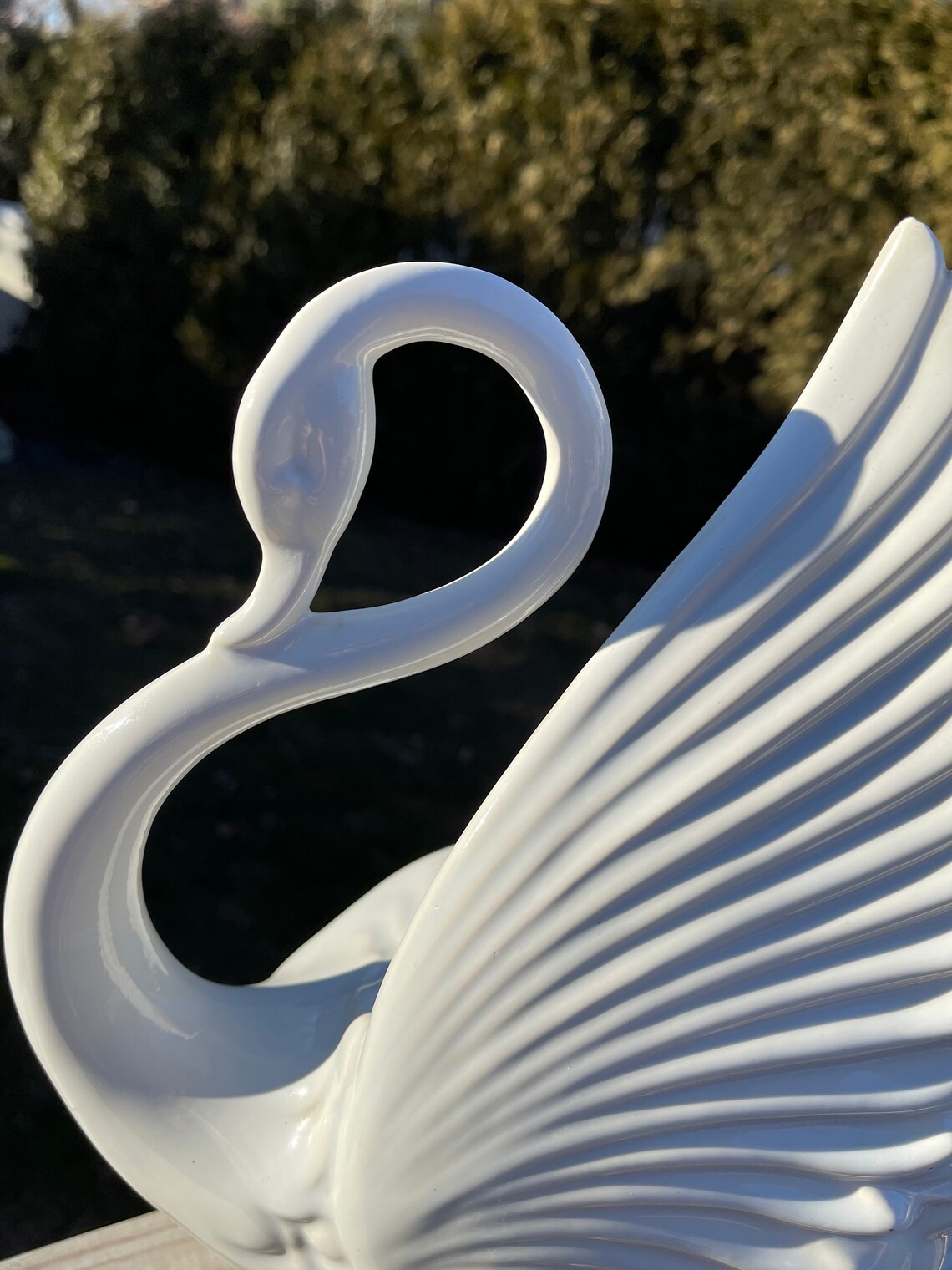 Vintage Swan Planter MCM Television Lamp Maddux of | Etsy