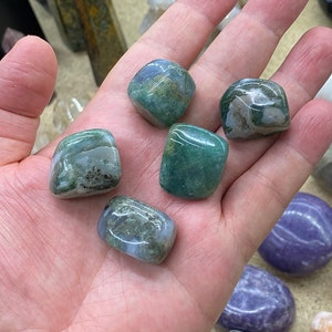 Moss Agate Tumbles