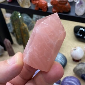 Rose Quartz Small Tower Point