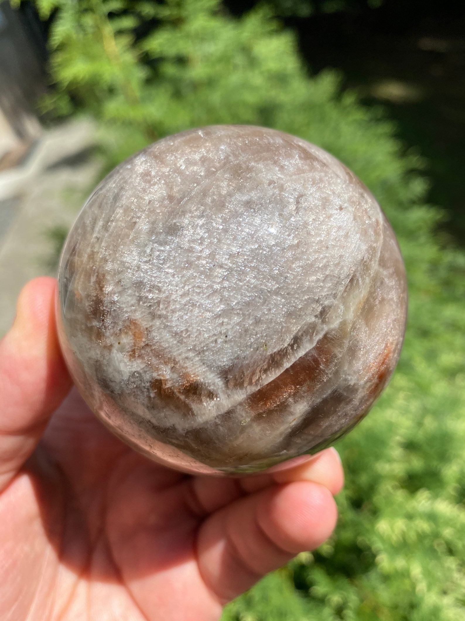 Sunstone & Moonstone Combination Sphere Etsy