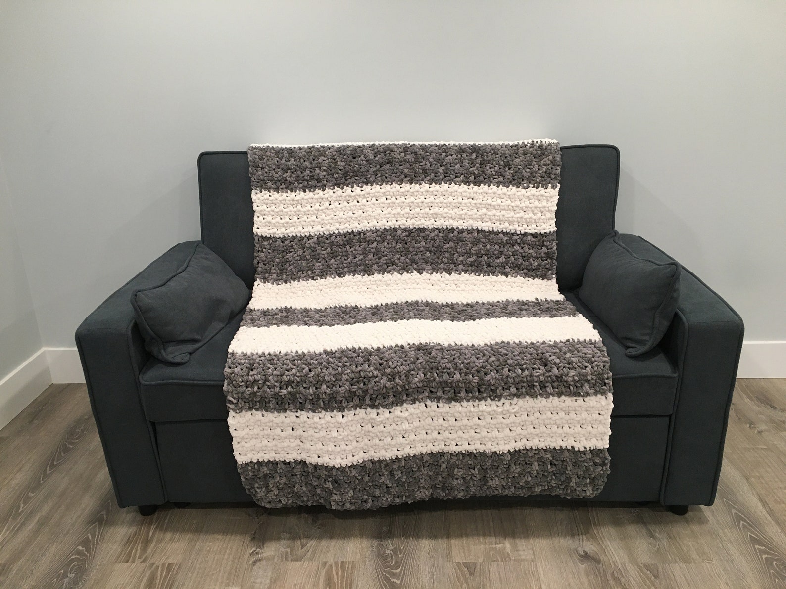 Crochet Blanket Couch Throw Soft Crochet Blanket Etsy