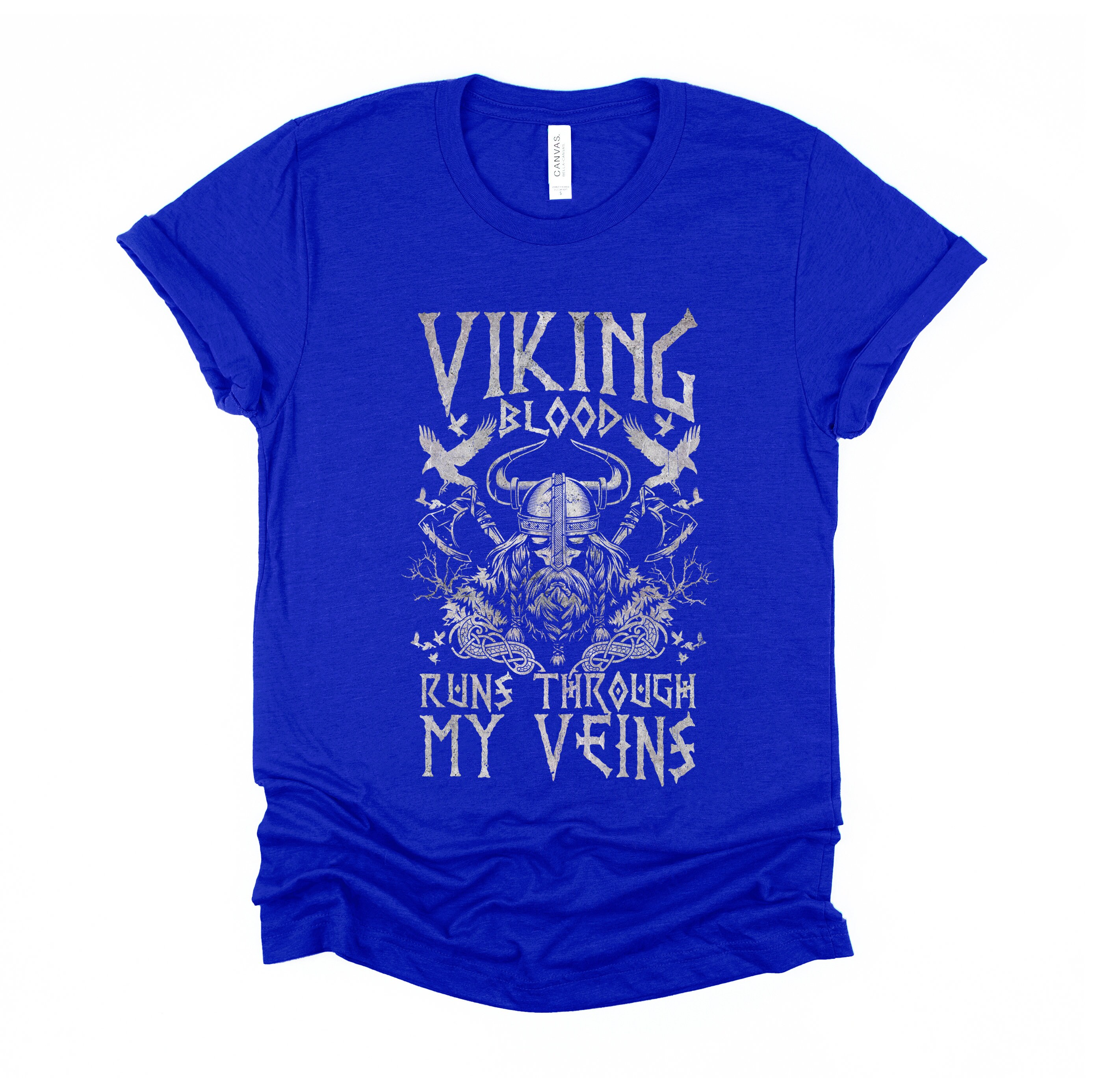 Vikings Shirt, Norseman Warrior Tshirt, Viking Blood Runs Through 