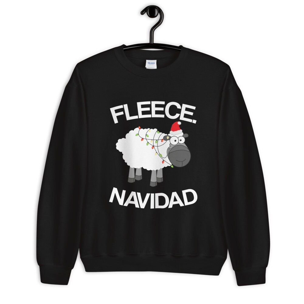 fleece navidad sweatshirt