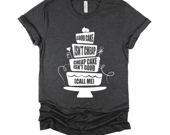 Cake Decorator Shirt, Cake Baker Tshirt, Pastry Chef Gift, Love Desserts Baking Unisex T-Shirt XS-4XL