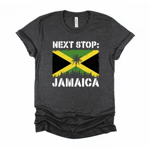 Women's Next Stop Jamaica Tank Top Jamaican Vacay Tops African Trip Matching Family Vacation Racerback Tank