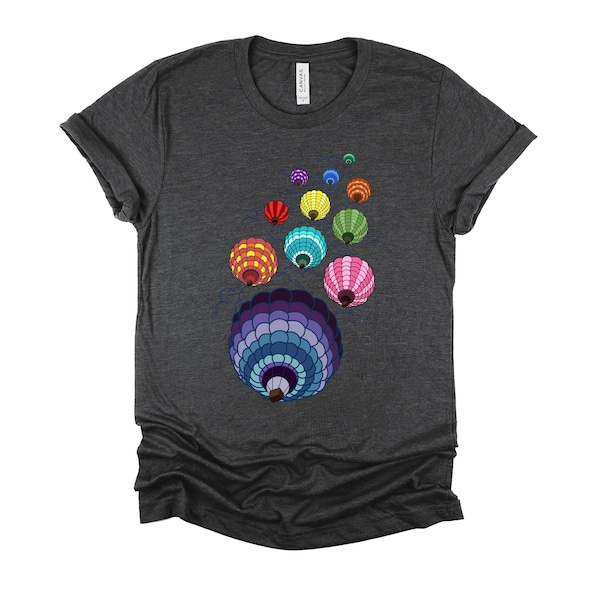 Hot Air Balloons Festival Tshirt - Balloon Sky Ride Short-Sleeve Unisex T-Shirt XS-4XL