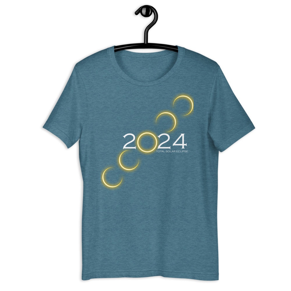 Total Solar Eclipse 2024 Tshirt Sun Shirt Moon Phases Tee Etsy