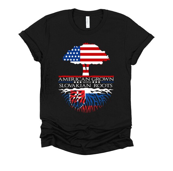 Slovak Roots American Grown Shirt Gift For Slovaks Slovakia Slovak Roots American Grown Shirt Gift For Slovaks Slovakia
