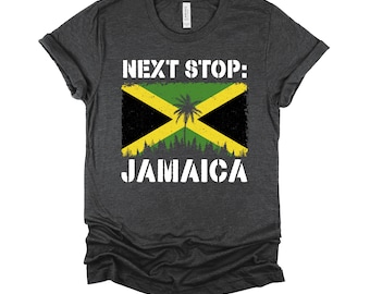 Next Stop Jamaica Shirt / Jamaican Vacation Tshirt / Matching Family Caribbean Trip Vacation Unisex T-Shirt XS-4X