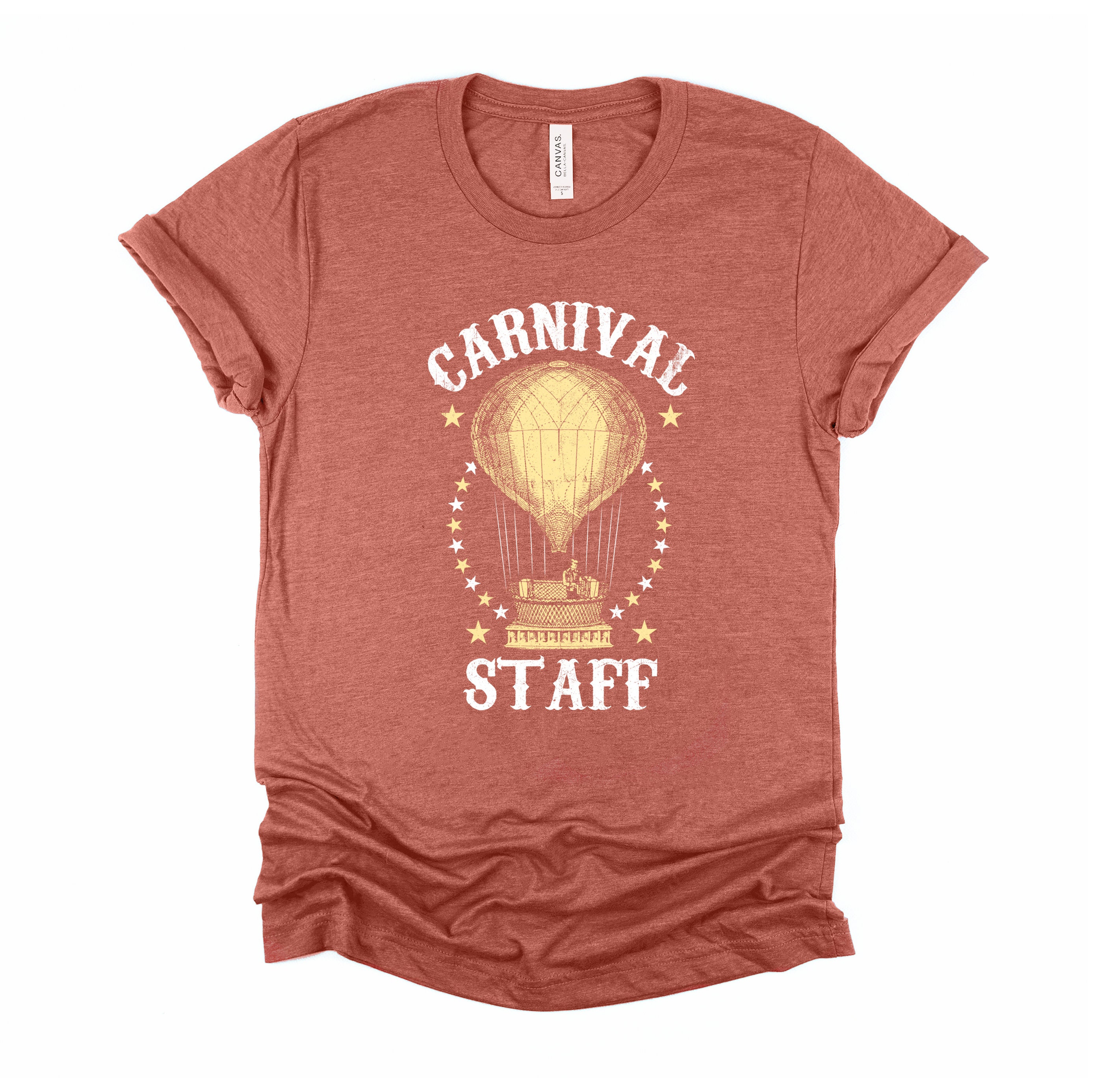 Hot Air Balloon Tshirt, Carnival Staff Shirt, Circus Theme Party T 