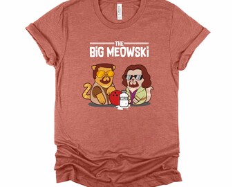 The Big Lebowski Movie Parody Meowski With Cats T Shirt - Unisex