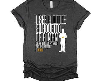 Misheard Song Lyrics Shirt / Funny Bohemian Rhapsody Tshirt / I See a Little Silhouetto of a Man Tee / Gift For Queen Music Lover / Unisex